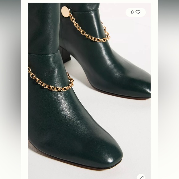 Anthropologie Silent D Chain Ankle Boots - Picture 4 of 4